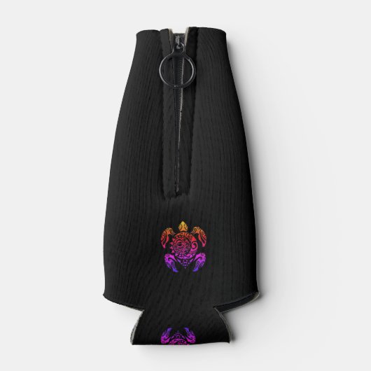 Tribal Turtle Bottle Cooler (Achterkant)