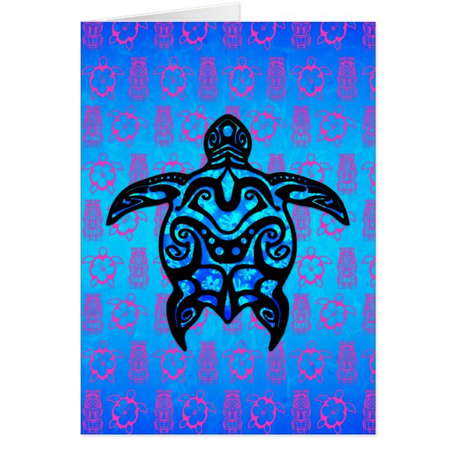 Tribal Turtle Hibiscus (Voorkant)