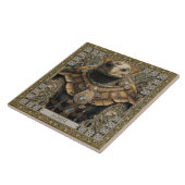 Tribal Turtle Personaliseer Spirituele Totem Keeps Tegeltje (Zijkant)