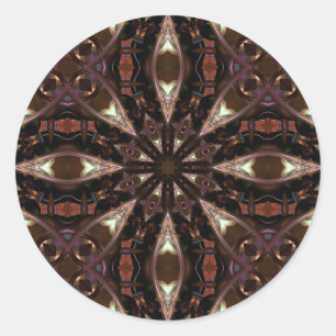 Tribal Twee Ronde Sticker