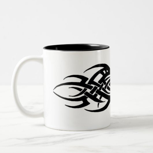 Tribal Tweekleurige Koffiemok (Links)