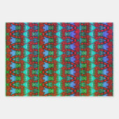 Tribal Uil en Kat Inpakpapier Vel (Voorkant 2)