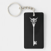 Tribal Uil Skelet Key Sleutelhanger (Voorkant)