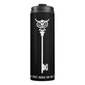 Tribal Uil Skelet Key Thermosbeker (Voorkant)