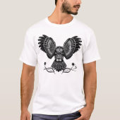 Tribal Uil T-shirt (Voorkant)