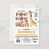 Tribal verjaardagsuitnodiging kaart (Voorkant)