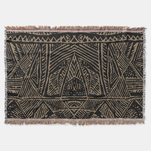 Tribal Vibe Throw Blanket Deken (Voorkant)