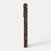Tribal Vibes – Aardse geometrische Azteekse patroo iPhone 16 Hoesje (Linkerkant)