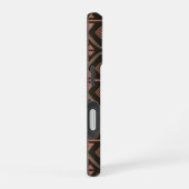 Tribal Vibes – Aardse geometrische Azteekse patroo iPhone 16 Hoesje (Rechterkant)
