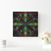 Tribal Vierkante Klok (Huis)