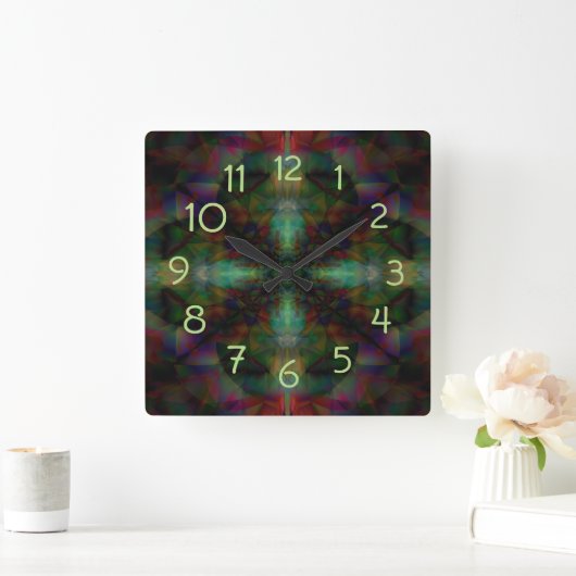 Tribal Vierkante Klok (Huis)