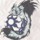 Tribal Viking Wolf Laptop Decal Sticker (Voorkant)