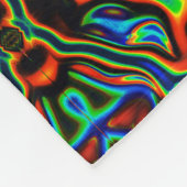 Tribal Vision Psychedelic Pattern Fleece Blanket Deken (Hoek)