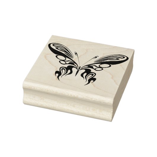 Tribal Vlinder Rubberstempel (Stempel)