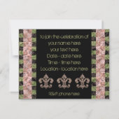 Tribal Voodoo Fleur de lis Kaart (Achterkant)