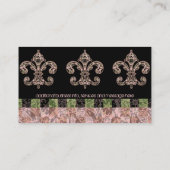 Tribal Voodoo Fleur de lis Visitekaartje (Achterkant)