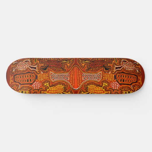 Tribal VooDou spirits Skateboard (Horizontaal)