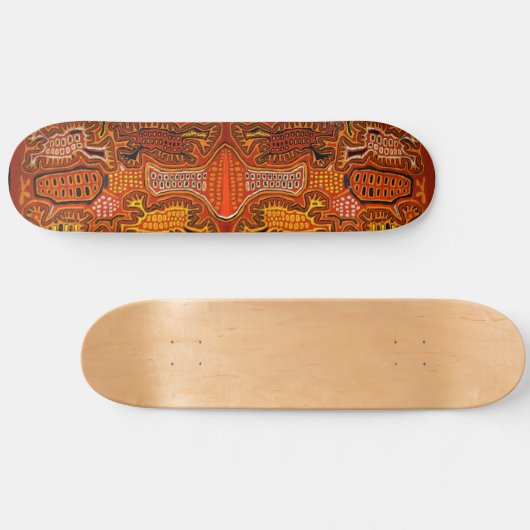 Tribal VooDou spirits Skateboard (Horizontaal)