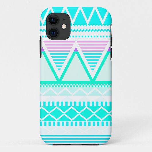 Tribal voor Bright Turquoise Case-Mate iPhone Case (Achterkant)