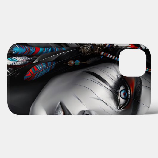 Tribal Warrior Case-Mate iPhone Case (Achterkant (horizontaal))