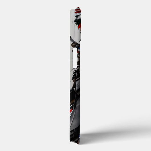 Tribal Warrior Case-Mate iPhone Case (Achterkant / Rechts)