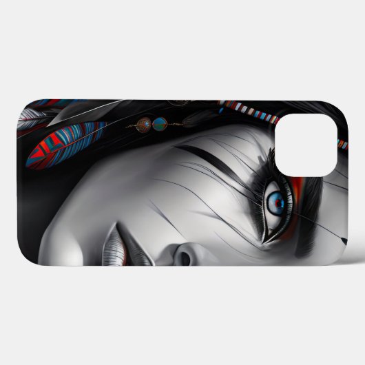 Tribal Warrior Case-Mate iPhone Case (Achterkant (horizontaal))