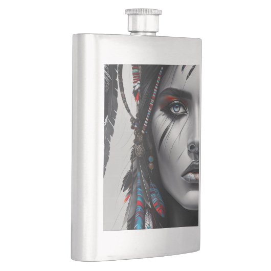 Tribal Warrior Classic Flask Flacon (Rechts)