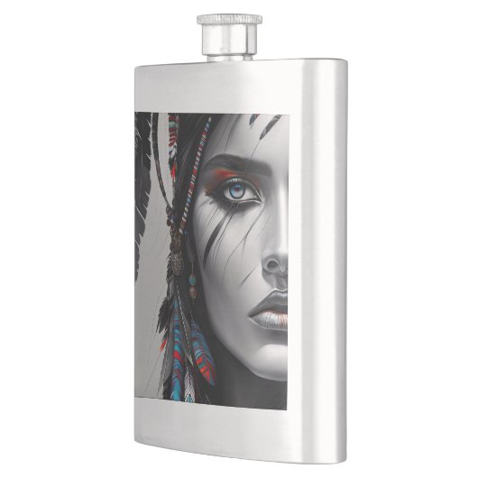 Tribal Warrior Classic Flask Flacon (Links)