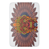 Tribal Warrior King ritueel masker Badmat (Voorkant Verticaal)