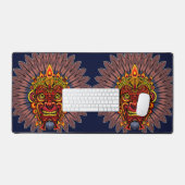 Tribal Warrior King ritueel masker Bureaumat (Keyboard & Muis)