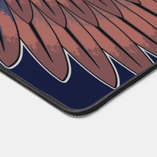 Tribal Warrior King ritueel masker Bureaumat (Hoek)