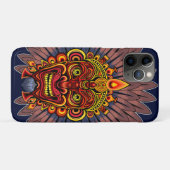 Tribal Warrior King ritueel masker Case-Mate iPhone Case (Achterkant (horizontaal))