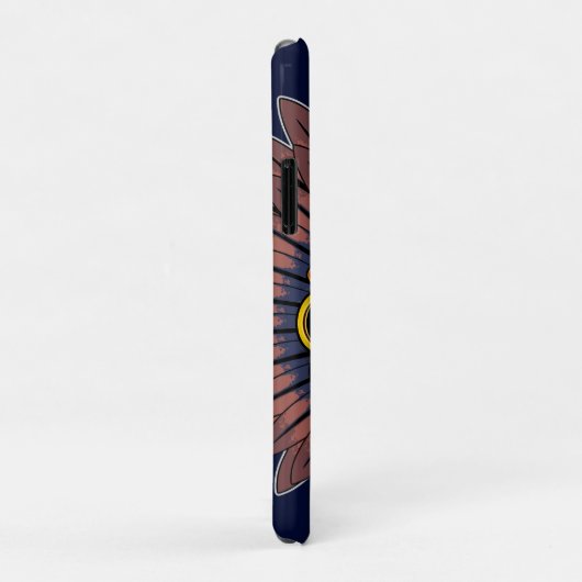 Tribal Warrior King ritueel masker Case-Mate iPhone Case (Achterkant/rechts)