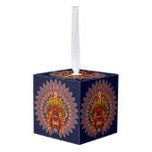 Tribal Warrior King ritueel masker Decoratie (Achter hoekig)