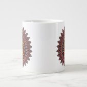 Tribal Warrior King ritueel masker Grote Koffiekop (Voorkant)