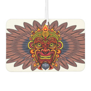 Tribal Warrior King ritueel masker Luchtverfrisser
