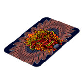 Tribal Warrior King ritueel masker Magneet (Linkerzijde)