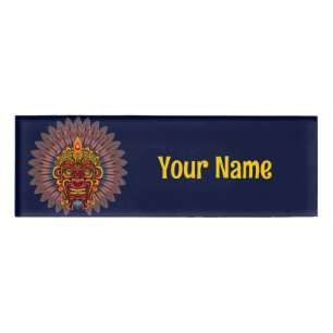 Tribal Warrior King ritueel masker Naambadge