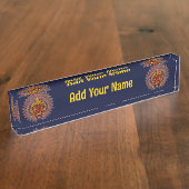 Tribal Warrior King ritueel masker Naambordje (Zijkant)