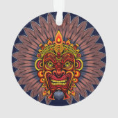 Tribal Warrior King ritueel masker Ornament