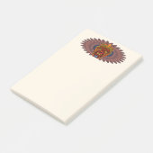 Tribal Warrior King ritueel masker Post-it® Notes (Schuin)