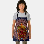 Tribal Warrior King ritueel masker Schort (Insitu)