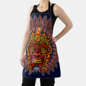 Tribal Warrior King ritueel masker Schort (Insitu)