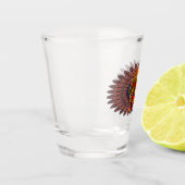 Tribal Warrior King ritueel masker Shot Glas (Links)