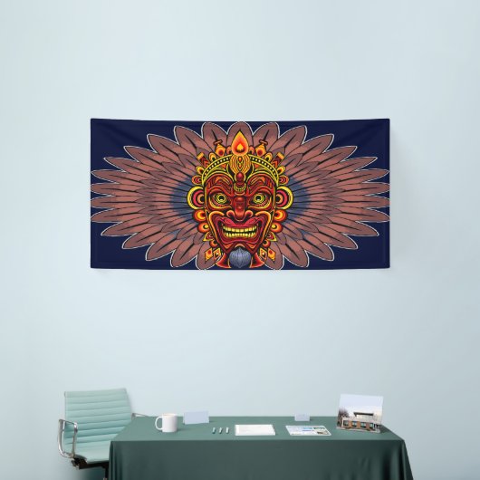 Tribal Warrior King ritueel masker Spandoek (Beurs)