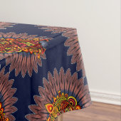 Tribal Warrior King ritueel masker Tafelkleed (Voorbeeld)