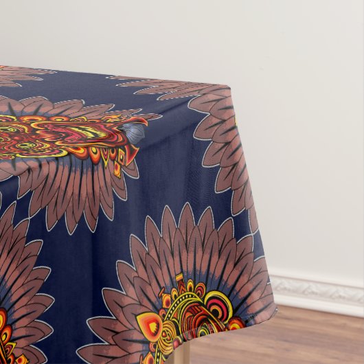 Tribal Warrior King ritueel masker Tafelkleed (Voorbeeld)