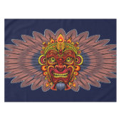 Tribal Warrior King ritueel masker Tafelkleed (Voorkant (Horizontaal))