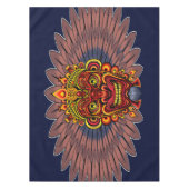 Tribal Warrior King ritueel masker Tafelkleed (Voorkant)