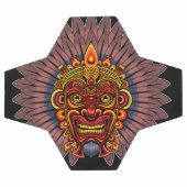 Tribal Warrior King ritueel masker Voetbal (Enkel)